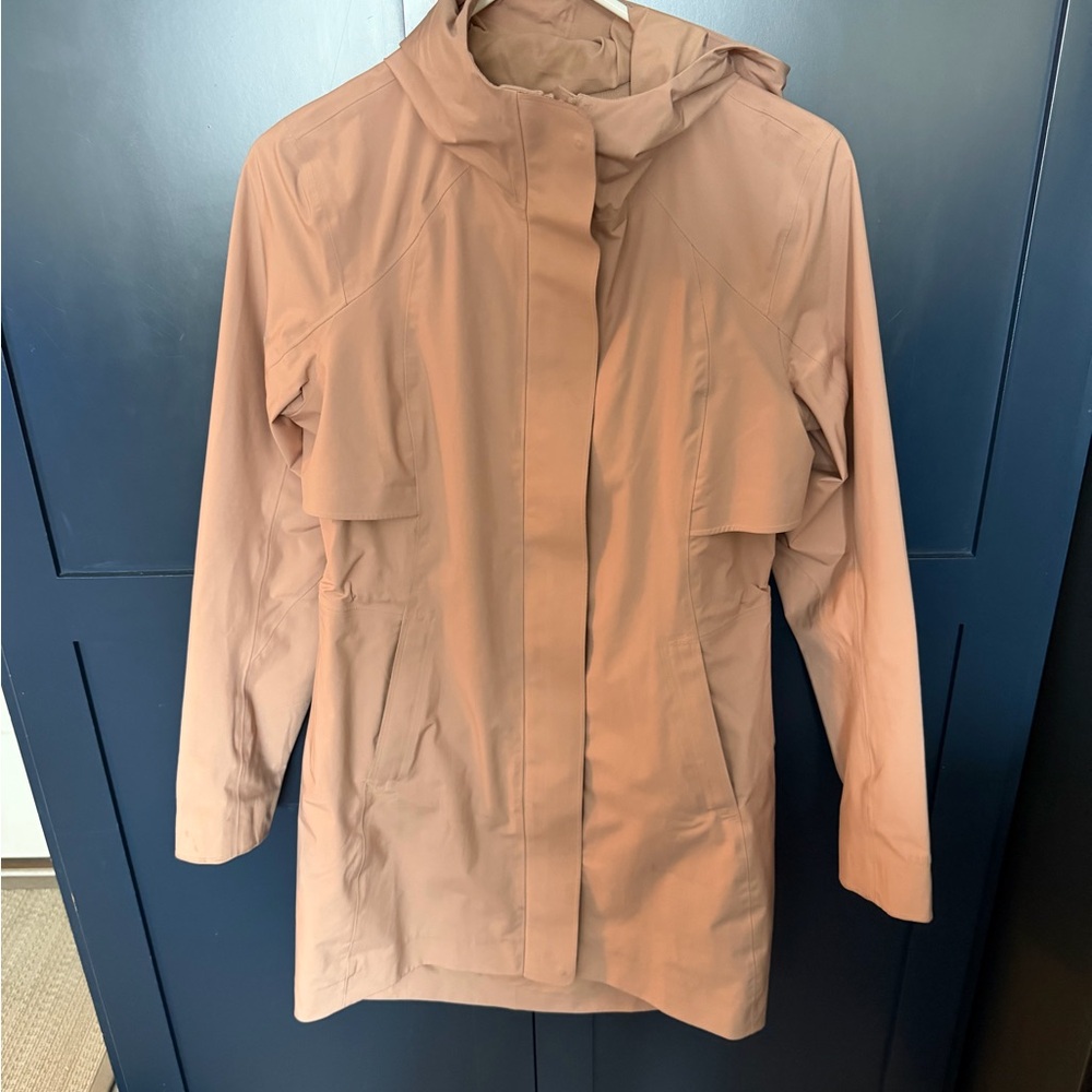 Pink lululemon rain jacket